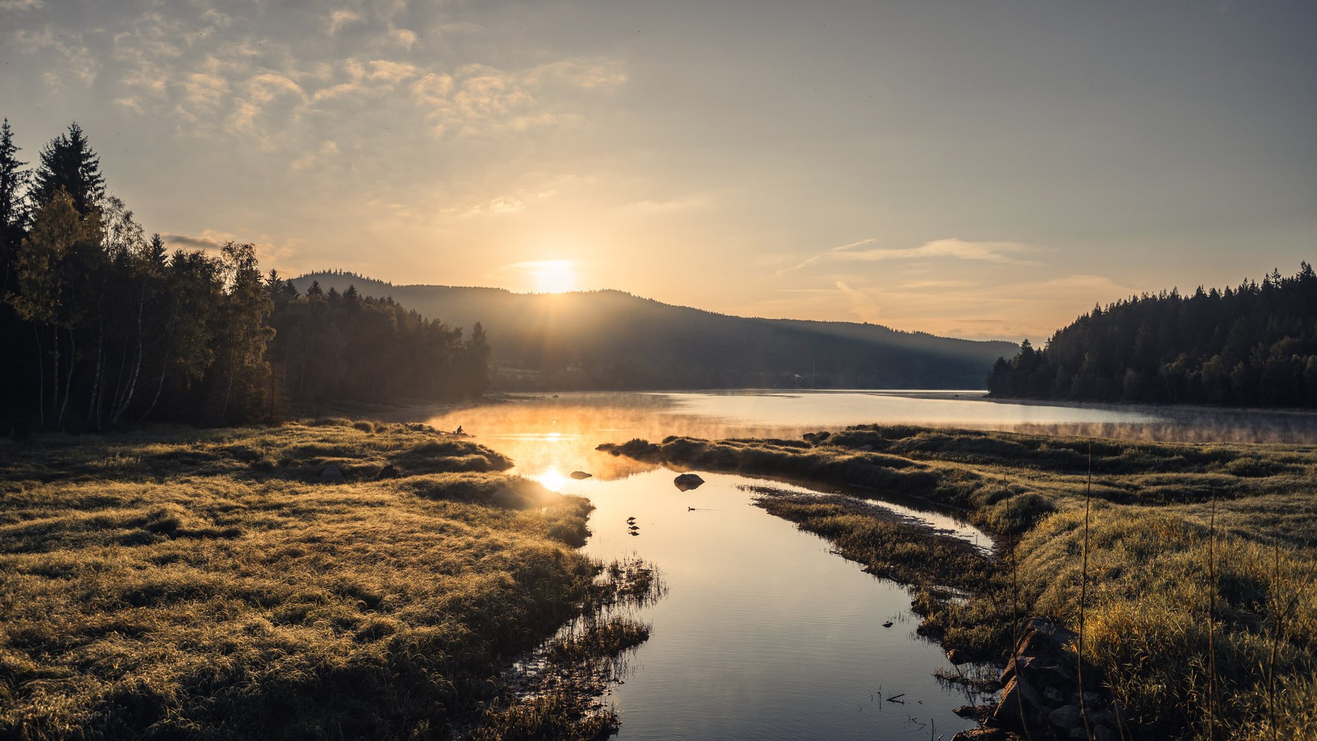 Sonnenaufgang am See im Schwarzwald — Fotografie-Workshop mit René Paschold